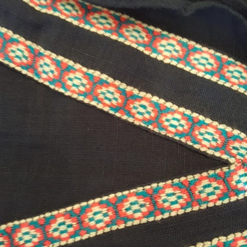 NWOT NAVY‎ PINK STRIPE POM POM SCARF